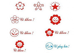 Khắc dấu logo tiểu học | Khắc dấu tại Minh Khai  | Khac dau