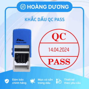 Khắc con dấu QC PASS