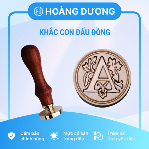 Khắc con dấu đồng