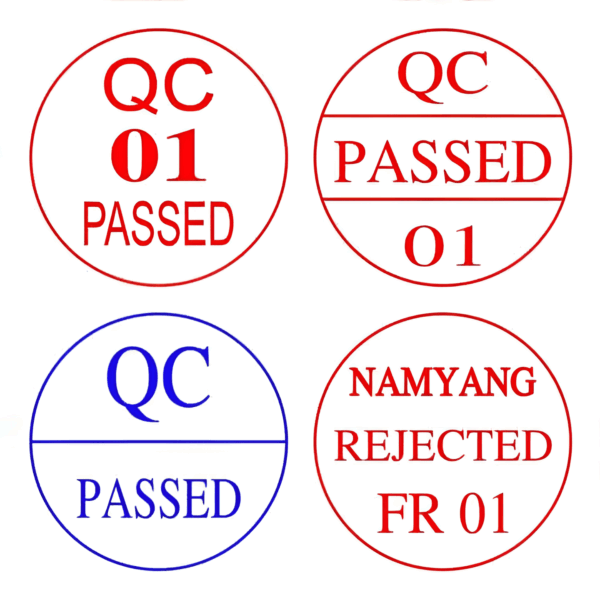 Khắc con dấu QC PASS - Ảnh 2
